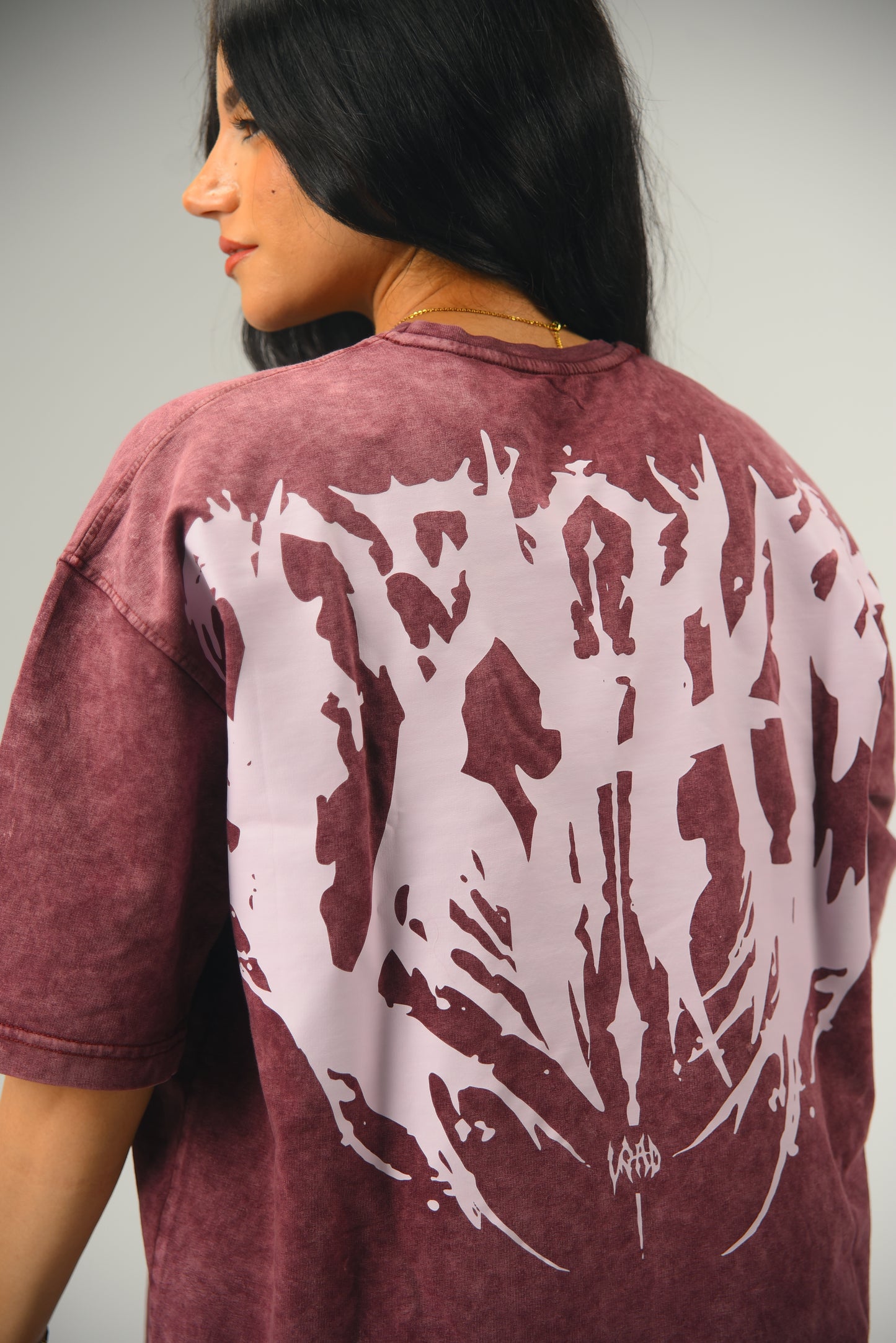 oversized pump cover gym t-shirt with bold back design – LOAD WEAR