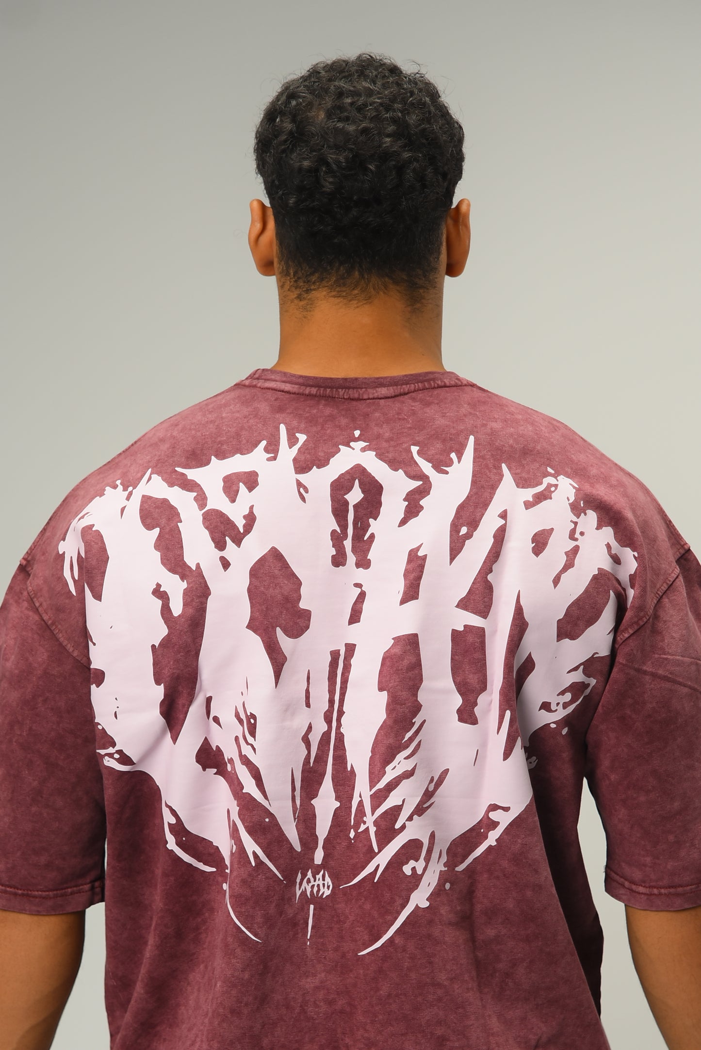 oversized pump cover gym t-shirt with bold back design – LOAD WEAR