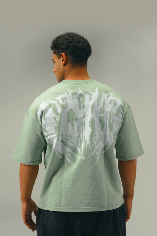 oversized pump cover gym t-shirt with bold back design – LOAD WEAR
